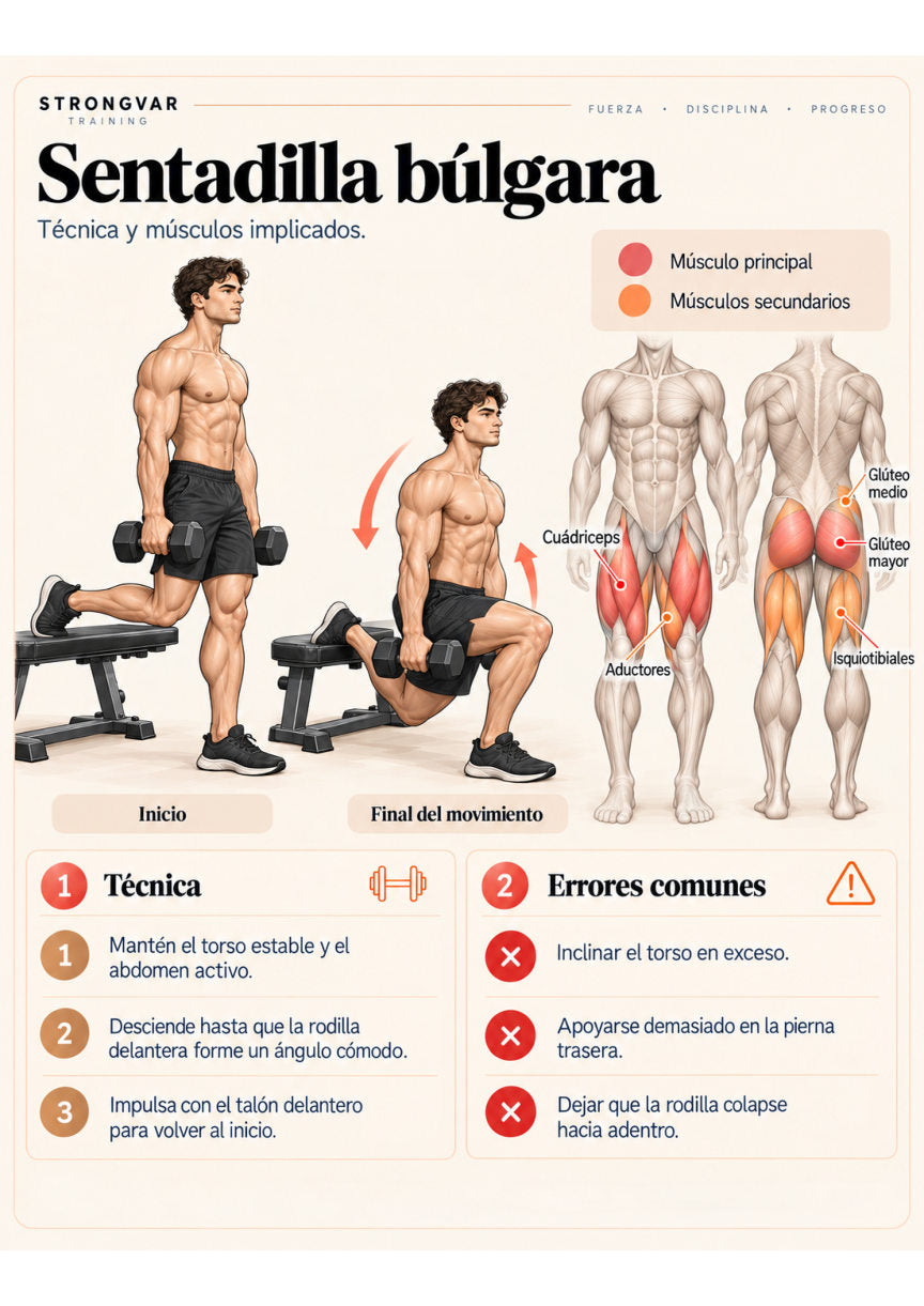 Strongvar Training| Guía práctica de musculación en PDF