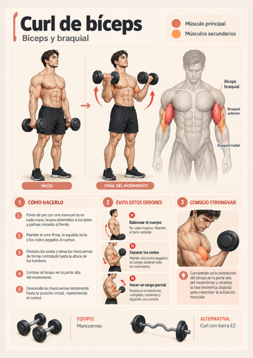 Strongvar Training| Guía práctica de musculación en PDF