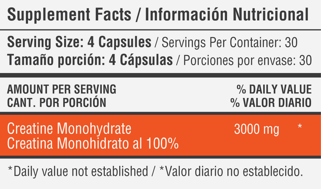Creatine Monohydrate Healthy Sports