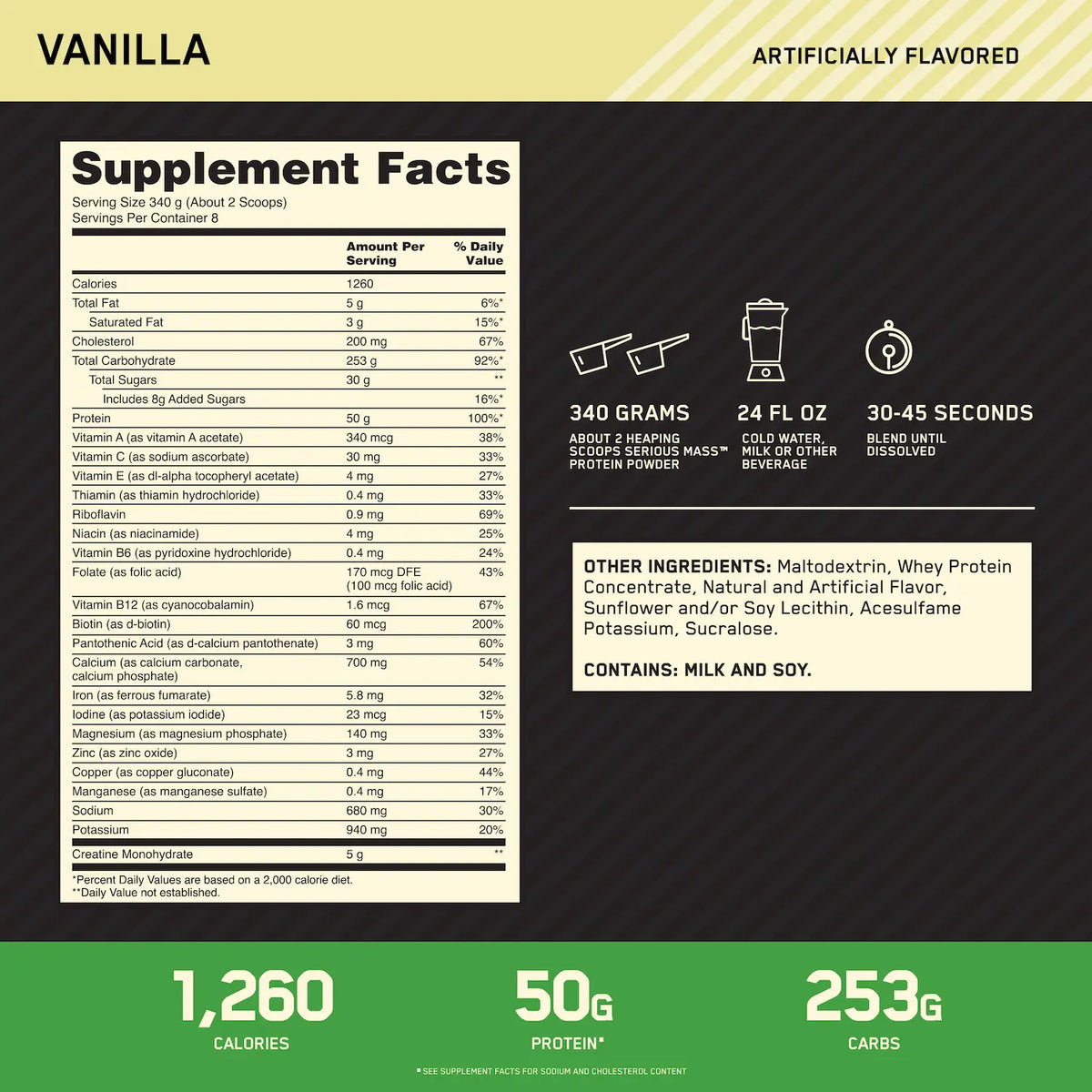 Serious Mass Optimum Nutrition