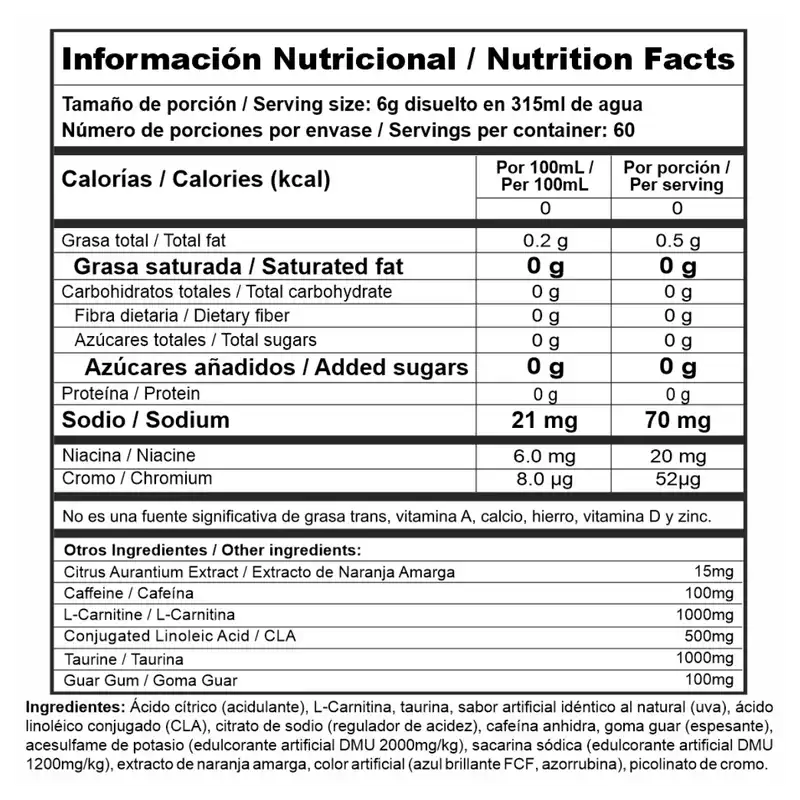 Burner Stack  Nutramerican