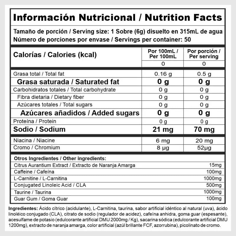 Burner Stack  Nutramerican