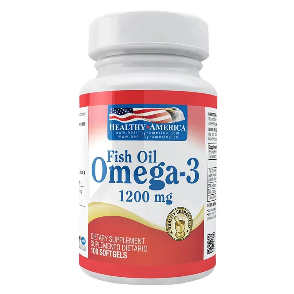 Fish Oil Omega 3 1.200 mg Healthy America
